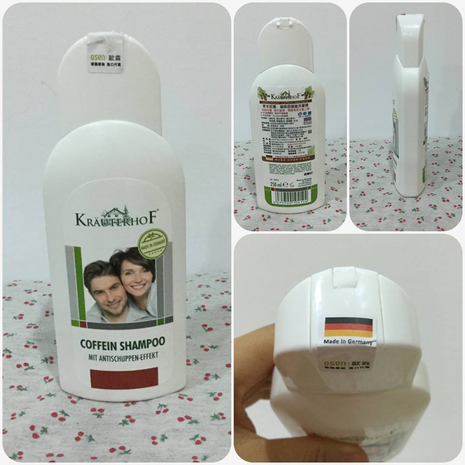 德國草本莊園KRAUTERHOF咖啡因健髮洗髮精