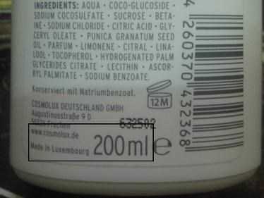 CosNature有機洗髮精