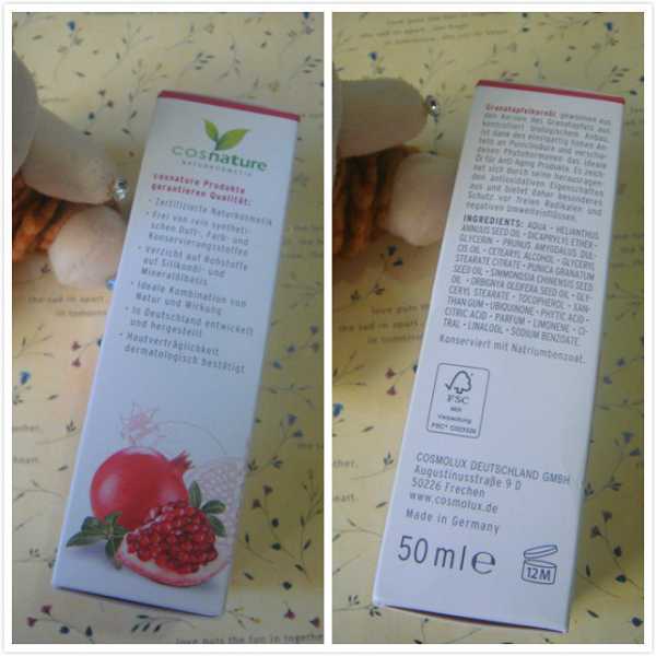 CosNature有機紅石榴霜