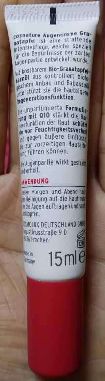 CosNature有機紅石榴緊緻拉提眼霜