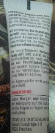 CosNature有機紅石榴緊緻拉提眼霜