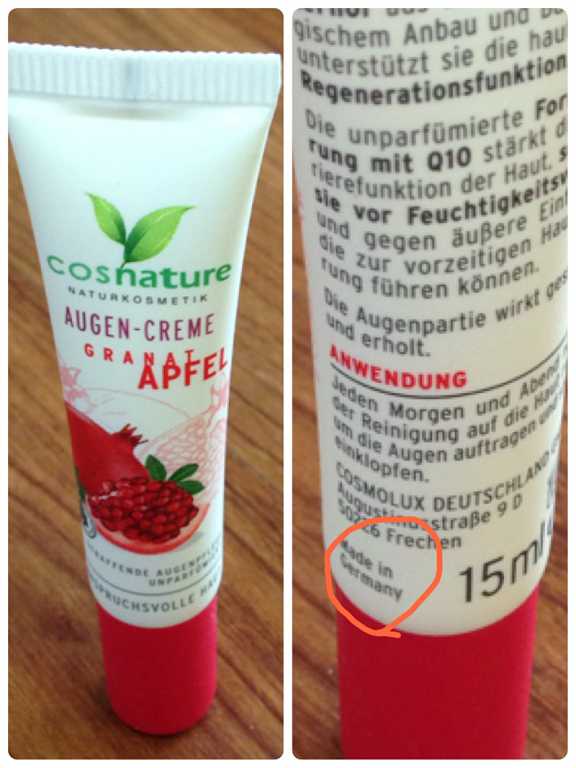 CosNature有機紅石榴緊緻拉提眼霜