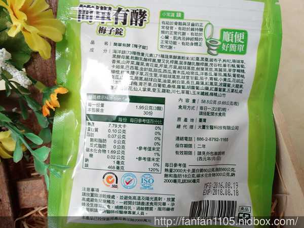 簡單有酵梅子錠