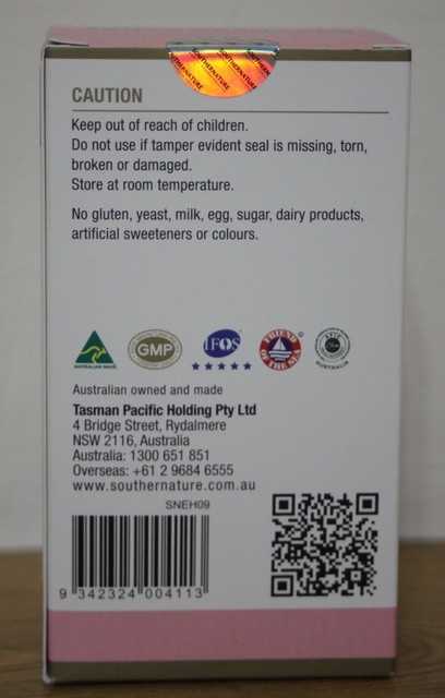 澳綠康倍SOUTHERNATURE媽咪魚油膠囊食品