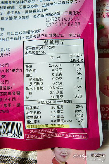 天使娜拉蔓越莓精粹濃縮錠