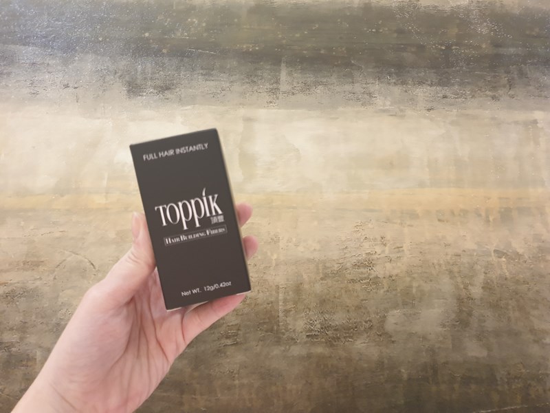 女人知己試用大隊、TOPPIK頂豐增髮纖維、天然角蛋白製成、靜電附著力百分