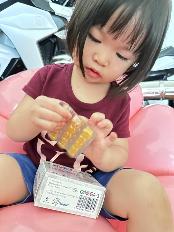 挪威北極熊兒童⿂油 寶貝們好愛的魚油❤吃出學習力與專注力 試用