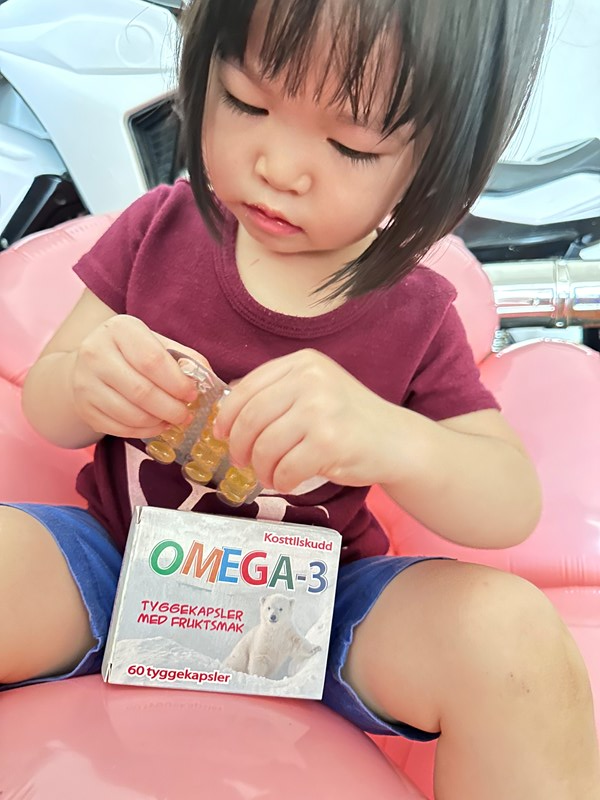 挪威北極熊兒童⿂油 寶貝們好愛的魚油❤吃出學習力與專注力 試用