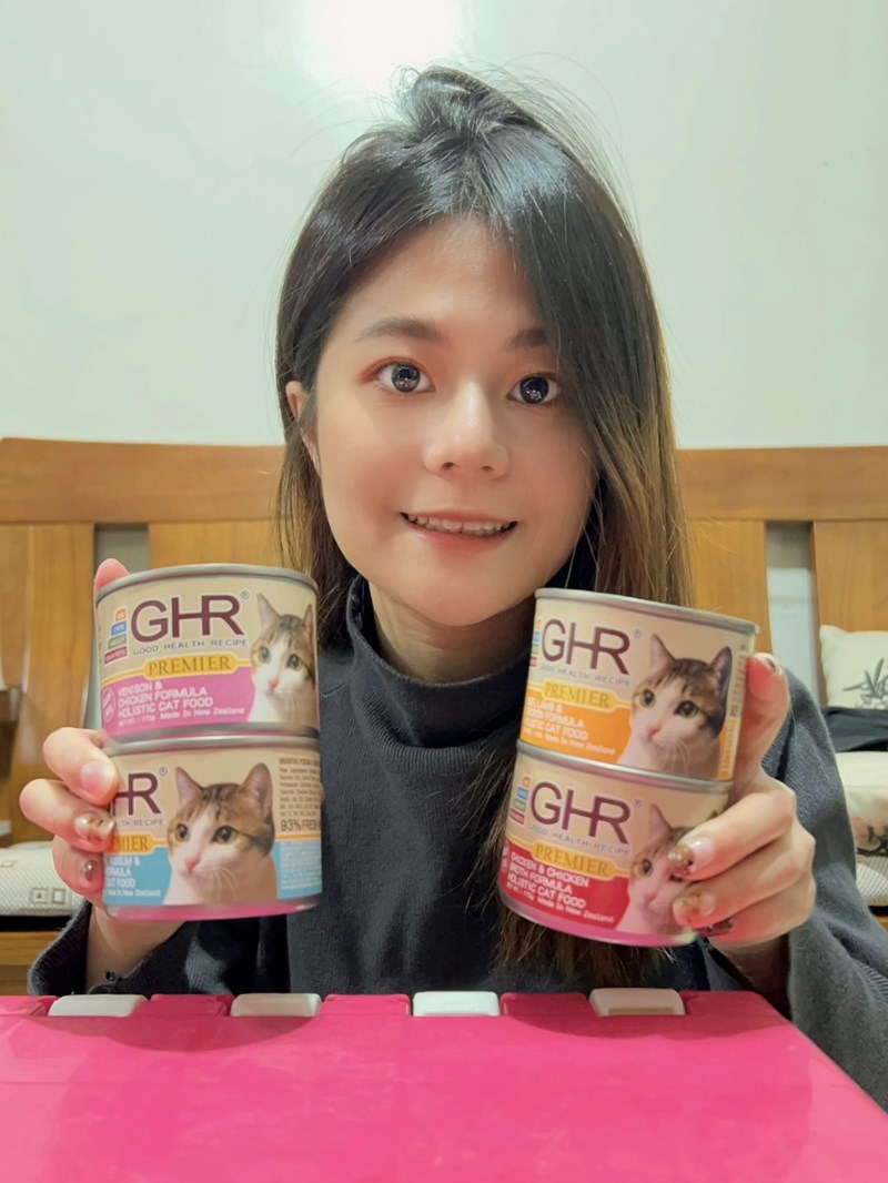 女人知己試用大隊,口碑行銷,部落客行銷,來自純淨自然無汙染的紐西蘭,自然主食罐,GHR 健康主義,GHR,貓用主食罐,貓罐,GHR貓用無穀主食罐,雞肉蔓越莓配方,鹿肉雞肉配方,牛羊加雞配方,刷尾負鼠肉雞肉配方,評價,口碑,適口性佳,心得,紐西蘭GHR,罐頭,貓咪,牛磺酸,軟骨素,維生素關節保健