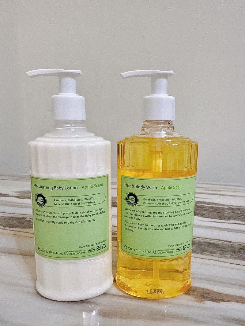 [保養]Fées BÉBÉ法緻【嬰兒柔護洗髮沐浴精及保濕乳液
