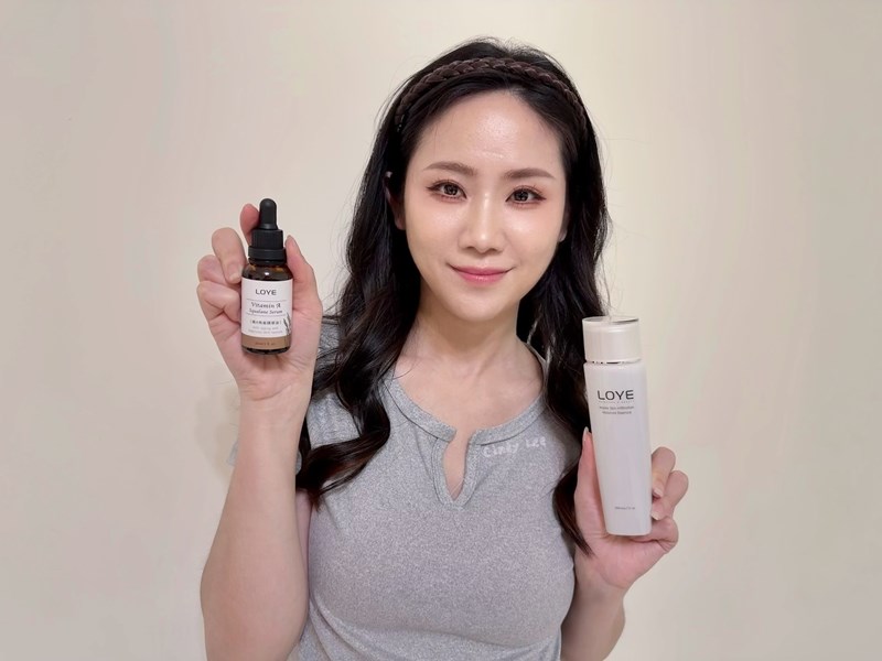 [保養]極浸水嫩早C晚A【LOYE樂妍維C酵母精華乳+維A角