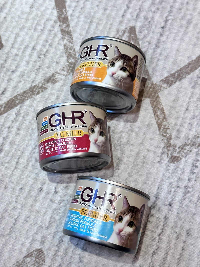 女人知己試用大隊,口碑行銷,部落客行銷,來自純淨自然無汙染的紐西蘭,自然主食罐,GHR 健康主義,GHR,貓用主食罐,貓罐,GHR貓用無穀主食罐,雞肉蔓越莓配方,鹿肉雞肉配方,牛羊加雞配方,刷尾負鼠肉雞肉配方,評價,口碑,適口性佳,心得,紐西蘭GHR,罐頭,貓咪,牛磺酸,軟骨素,維生素關節保健