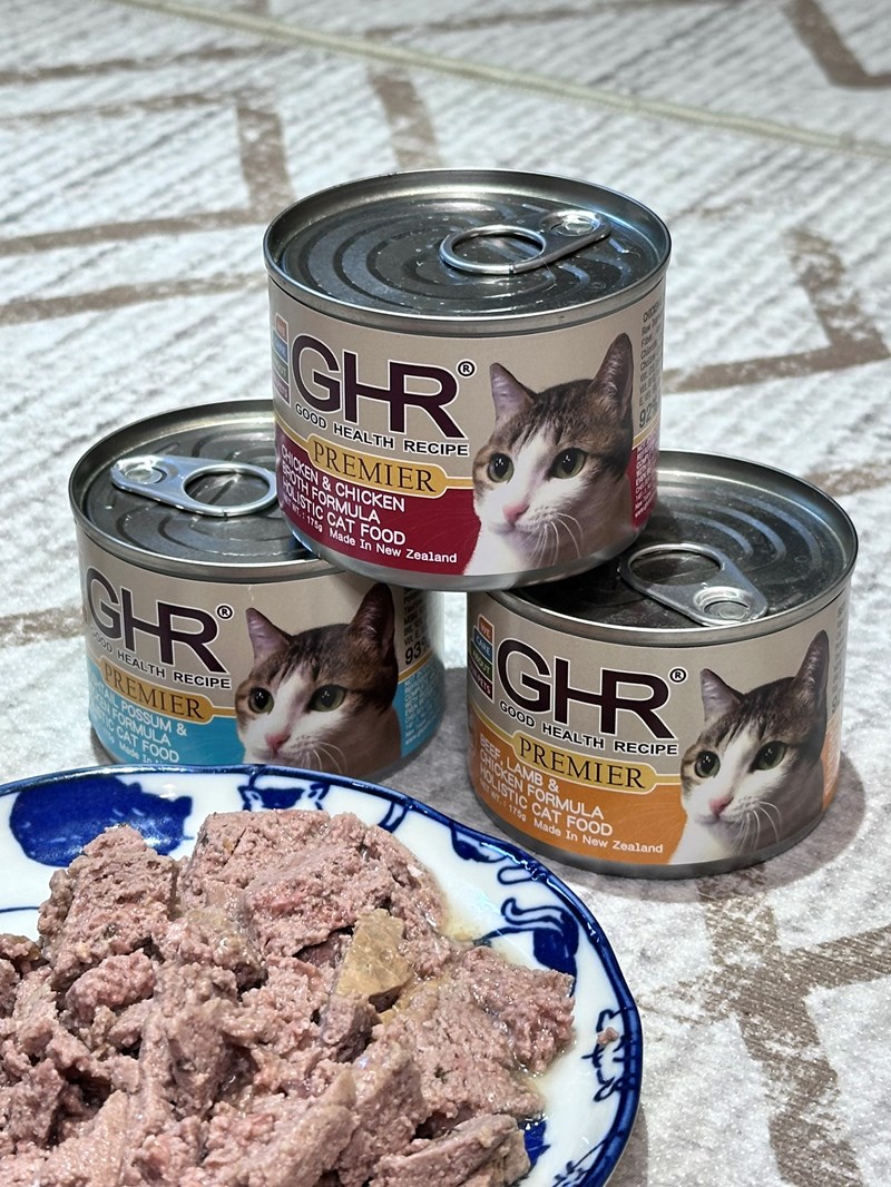 女人知己試用大隊,口碑行銷,部落客行銷,來自純淨自然無汙染的紐西蘭,自然主食罐,GHR 健康主義,GHR,貓用主食罐,貓罐,GHR貓用無穀主食罐,雞肉蔓越莓配方,鹿肉雞肉配方,牛羊加雞配方,刷尾負鼠肉雞肉配方,評價,口碑,適口性佳,心得,紐西蘭GHR,罐頭,貓咪,牛磺酸,軟骨素,維生素關節保健