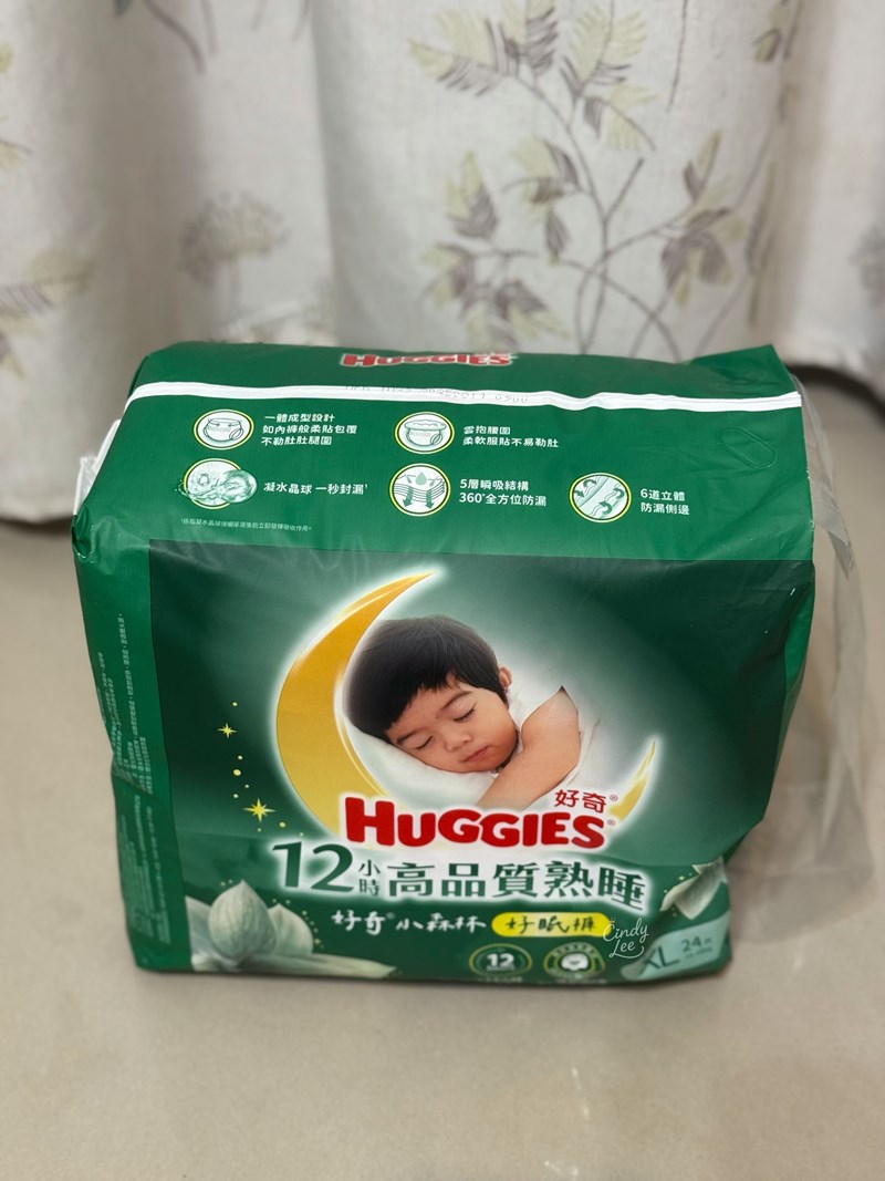 [育兒]尿布界夜間神隊友【Huggies好奇小森林好眠褲】C