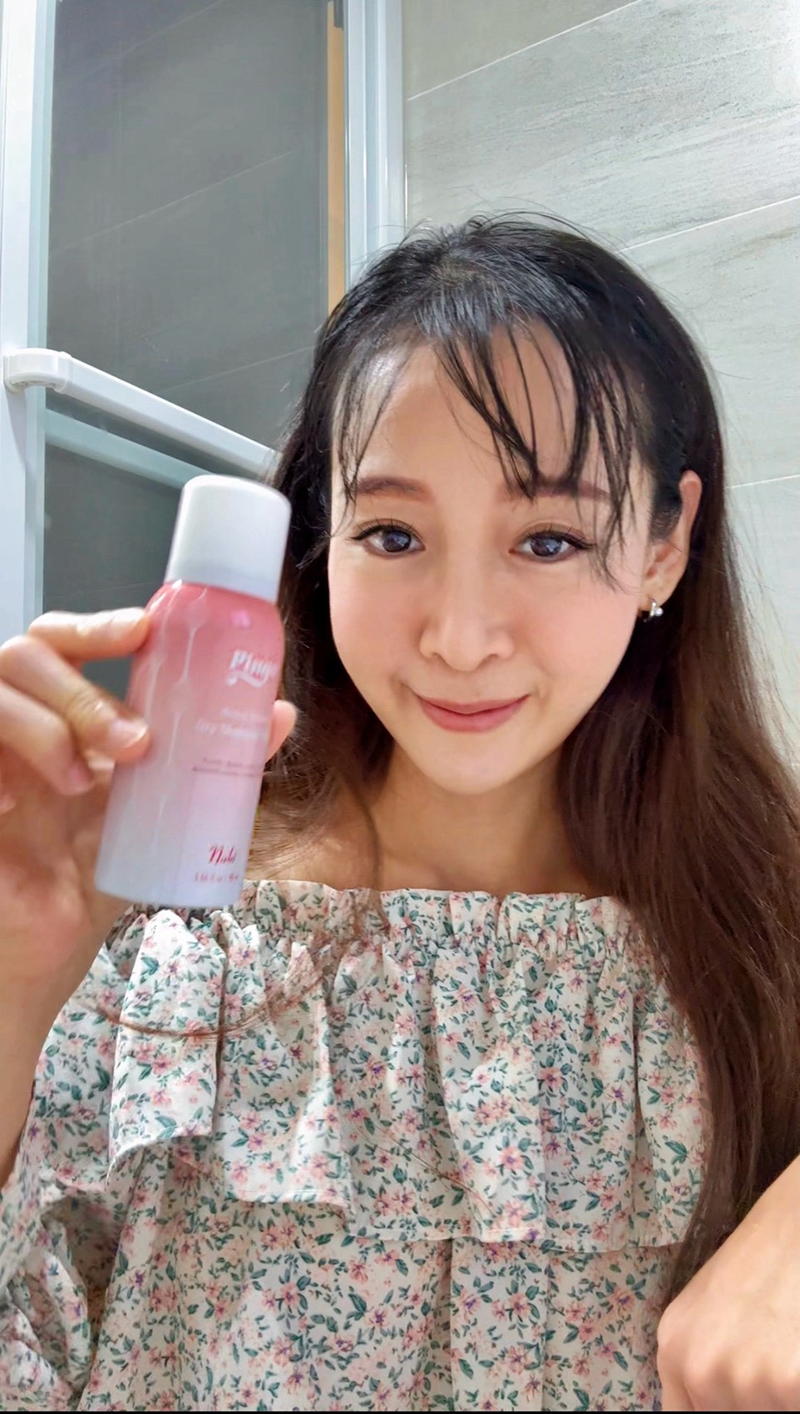 保持完美形象的秘密武器|pingo nabi 清香煥髮乾洗噴 試用