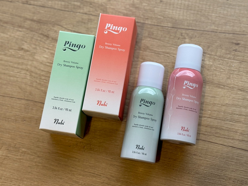 保持完美形象的秘密武器|pingo nabi 清香煥髮乾洗噴 試用