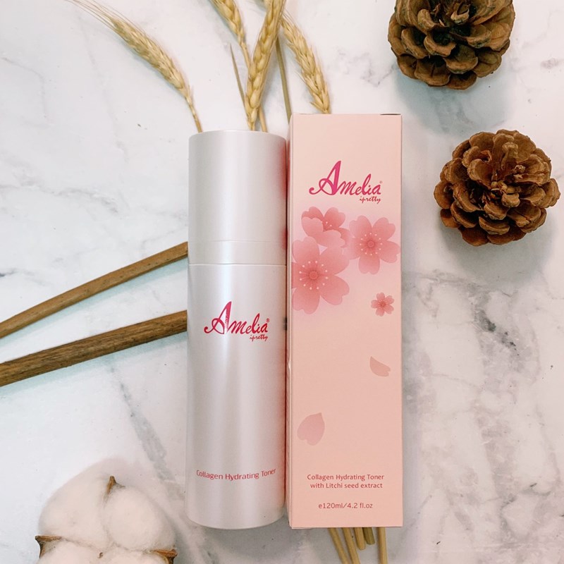 女人知己試用大隊,口碑行銷,Amelia櫻花膠原潤澤晶露,Amelia,櫻花膠原潤澤晶露,膠原蛋白胜肽,日本八重櫻花瓣萃取,荔枝種子萃取,使肌膚透亮嫩白,協助後續保養吸收