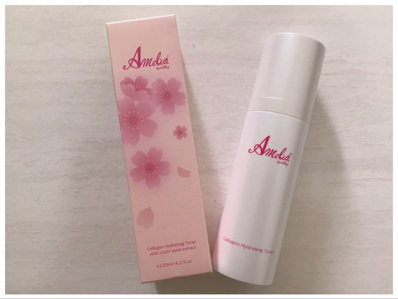 女人知己試用大隊,口碑行銷,Amelia櫻花膠原潤澤晶露,Amelia,櫻花膠原潤澤晶露,膠原蛋白胜肽,日本八重櫻花瓣萃取,荔枝種子萃取,使肌膚透亮嫩白,協助後續保養吸收