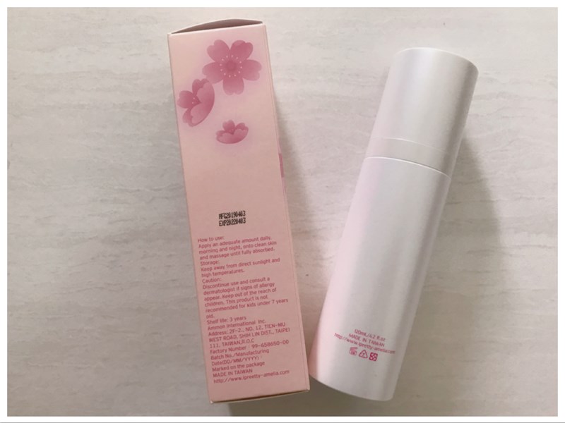 女人知己試用大隊,口碑行銷,Amelia櫻花膠原潤澤晶露,Amelia,櫻花膠原潤澤晶露,膠原蛋白胜肽,日本八重櫻花瓣萃取,荔枝種子萃取,使肌膚透亮嫩白,協助後續保養吸收