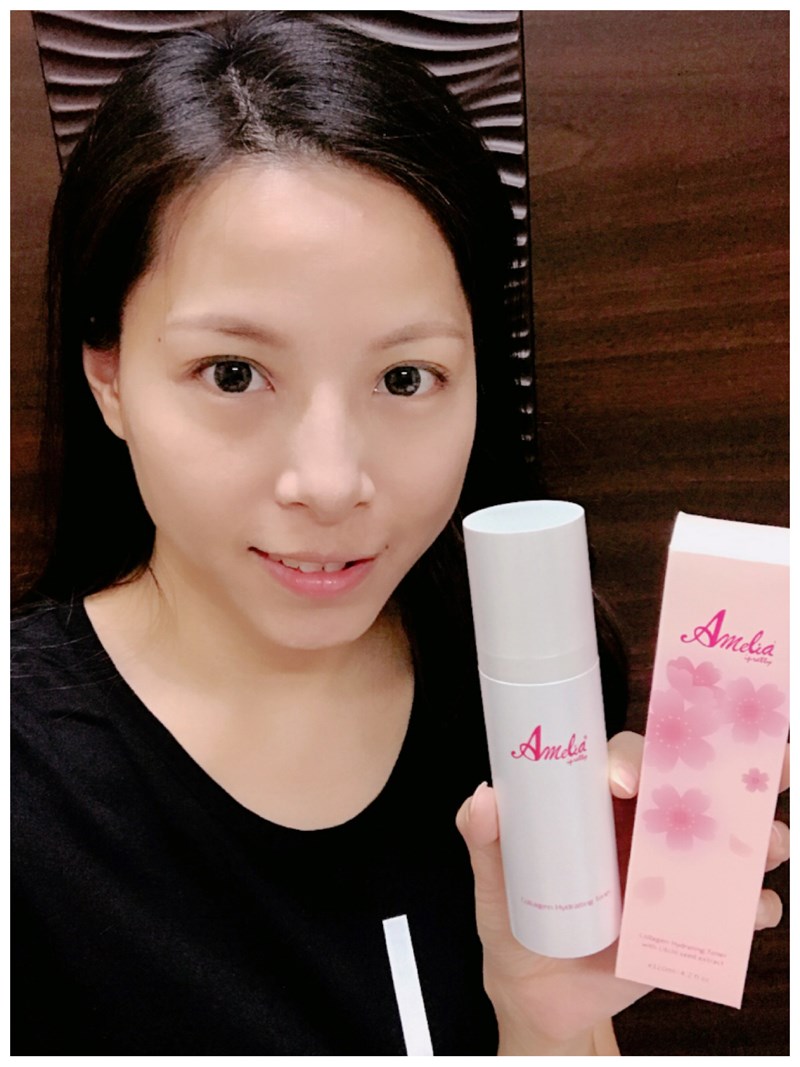 女人知己試用大隊,口碑行銷,Amelia櫻花膠原潤澤晶露,Amelia,櫻花膠原潤澤晶露,膠原蛋白胜肽,日本八重櫻花瓣萃取,荔枝種子萃取,使肌膚透亮嫩白,協助後續保養吸收