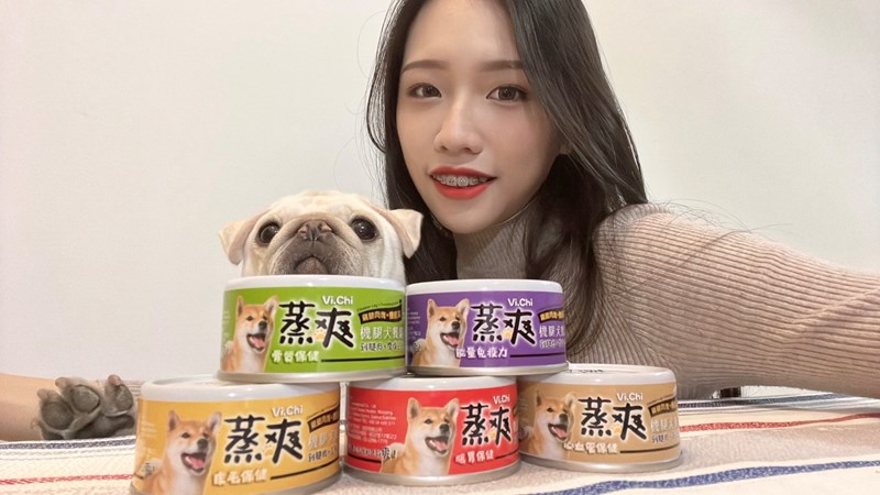 女人知己試用大隊,口碑行銷,部落客行銷,維齊 Vi.Chi 蒸爽機腿犬餐罐 80g,鮮嫩大塊雞腿肉,機能高湯補充營養與水分,低卡路里,低脂肪,易吸收,增強體質,大塊肉塊,口感十足