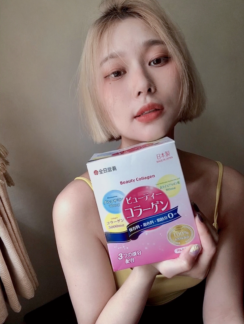 女人知己試用大隊,口碑行銷,部落客行銷,全日營養膠原蛋白7g,日藥本舖,日藥本舖獨家販售,日本製品質最安心,膠原蛋白,膠原蛋白含量5000mg,增添玻尿酸,玻尿酸80mg,保濕超有感,三大成分:魚膠原蛋白,玻尿酸,葡萄糖胺
