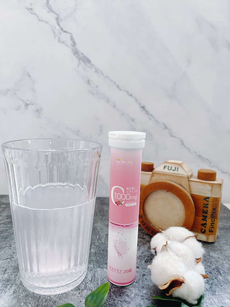 女人知己試用大隊,口碑行銷,部落客行銷,康萃 維生素C1000膠原發泡錠,BeeZin康萃,維生素C膠原發泡錠,1000mgVit.C,Vit.C膠原發泡錠,瑞莎,好氣色,促進膠原蛋白形成,促進鐵吸收,具抗氧化作用,粉紅蔓越莓口味
