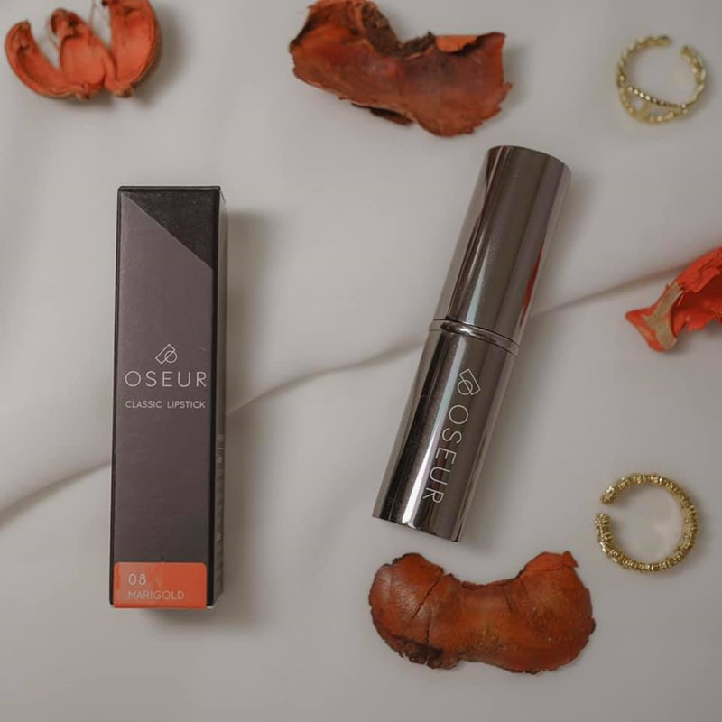 女人知己試用大隊,口碑行銷,部落客行銷,OSEUR歐絲爾時尚經典唇膏-08陽光金盞,防止嘴唇乾裂,唇色蒼白問題,唇紋明顯問題,滋潤保濕,自然水潤,含多重保濕滋養成分,使嘴唇光滑,撫平嘴唇細紋,保護嘴唇,透明感自然唇色,瞬間轉換紅潤好氣色