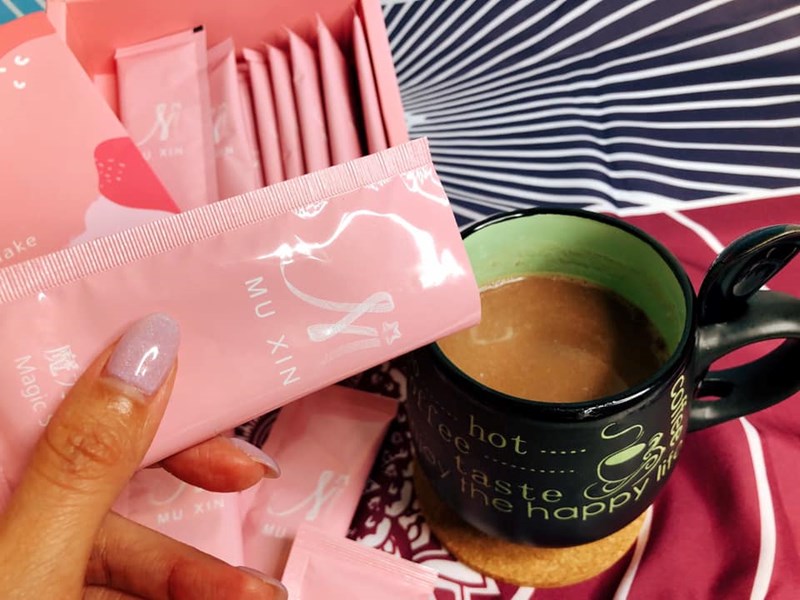 女人知己試用大隊,口碑行銷,部落客行銷,沐昕魔力奶昔,膠原可可,補充膠原蛋白,飽足感,喝起來口感很好喝,喝完之後搭配水果吃，更容易吸收膠原蛋白,皮膚有變好,因為裡面有酵素，排便也跟著順暢
