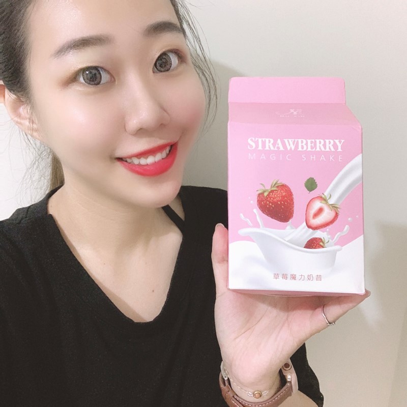 女人知己試用大隊,口碑行銷,部落客行銷,沐昕草莓膠原魔力奶昔,草莓膠原奶昔,添加綠咖啡豆,飽足感,喝起來口感很好喝,不會過於濃稠,搭配水果吃增進膠原蛋白吸收,排便順暢,補充膠原蛋白,皮膚變好,含有酵素