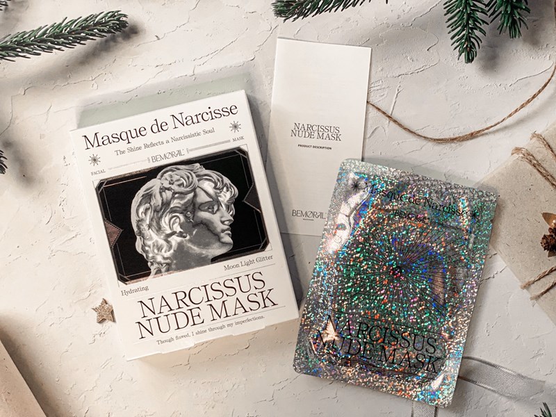 女人知己試用大隊,口碑行銷,部落客行銷,BEMORAL納西瑟斯裸妝面膜,散發柔滑光澤！月光閃粉，10分鐘達到隔離裸素顏,植物萃取日本林原生物糖類，含豐富鉀離子，幫助細胞保持滲透平衡，協助水份完整進入細胞,取用德國引領全球的「閃光粉特殊原料」並合乎歐盟法規，達最高品質與規範要求的安全成份,特級研發面膜紙採用日本紡織領先技術製作以棉籽絨為原料的再生纖維素的纖維組織，具優良的保水性,緊密服貼性,高度透明性,取得SGS檢驗認證,#裸妝面膜