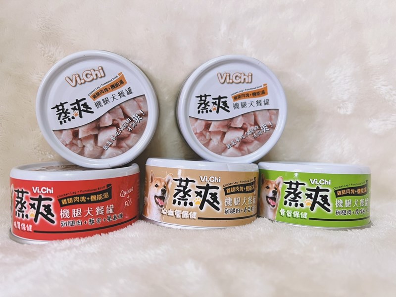 女人知己試用大隊,口碑行銷,部落客行銷,維齊 Vi.Chi 蒸爽機腿犬餐罐 80g,鮮嫩大塊雞腿肉,機能高湯補充營養與水分,低卡路里,低脂肪,易吸收,增強體質,大塊肉塊,口感十足
