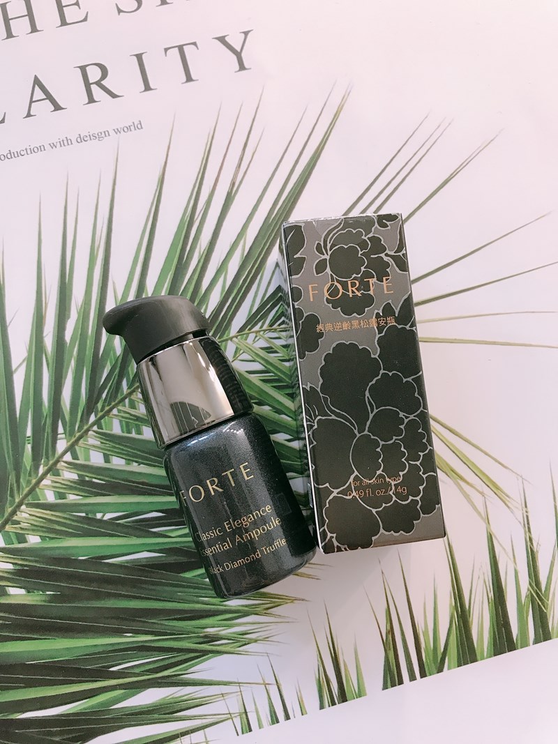 女人知己試用大隊,FORTE台塑生醫經典逆齡黑松露安瓶,台塑生醫,黑松露精萃,魚子精華,增加導入能力,密集修護,肌膚緊緻,高濃度精華