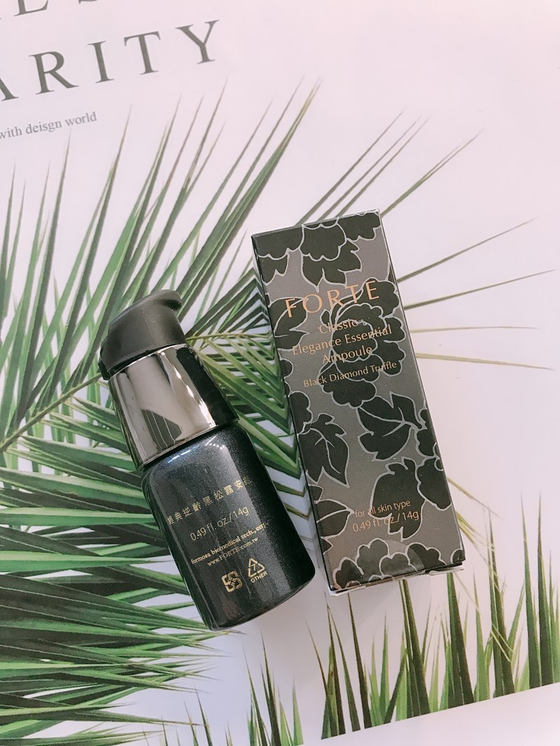 女人知己試用大隊,FORTE台塑生醫經典逆齡黑松露安瓶,台塑生醫,黑松露精萃,魚子精華,增加導入能力,密集修護,肌膚緊緻,高濃度精華