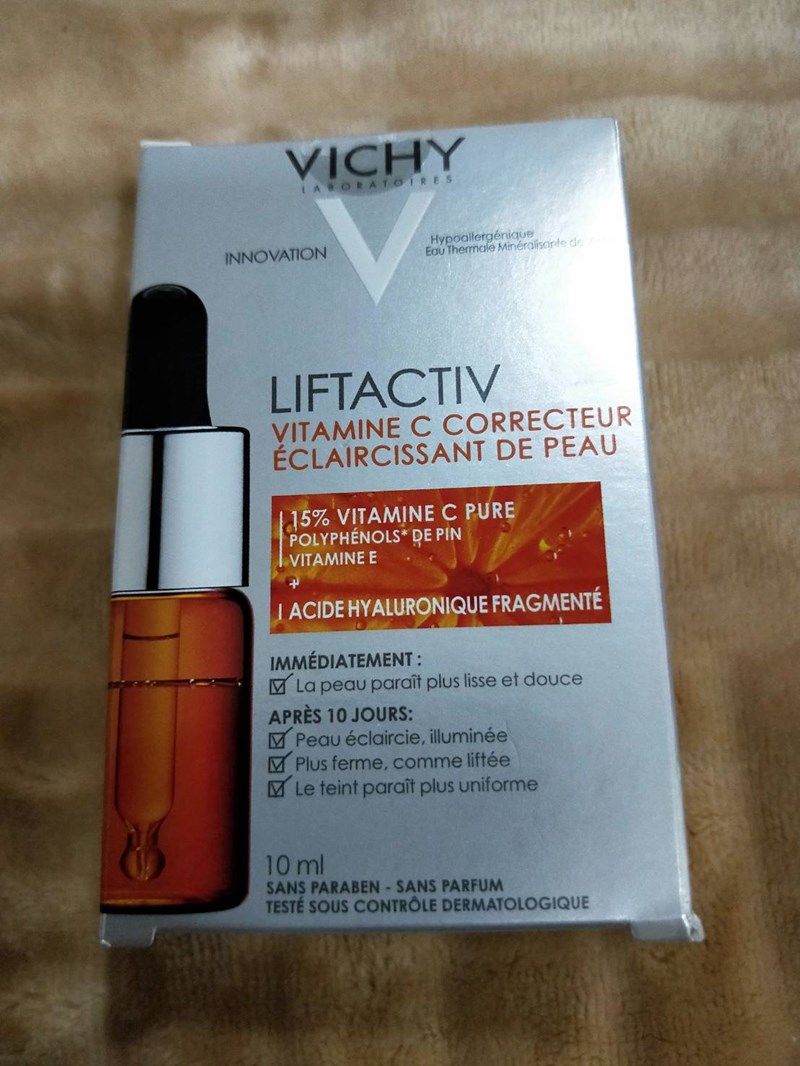 VICHY薇姿15%維他命C超導安瓶,安瓶推薦,維他命C,加強提亮