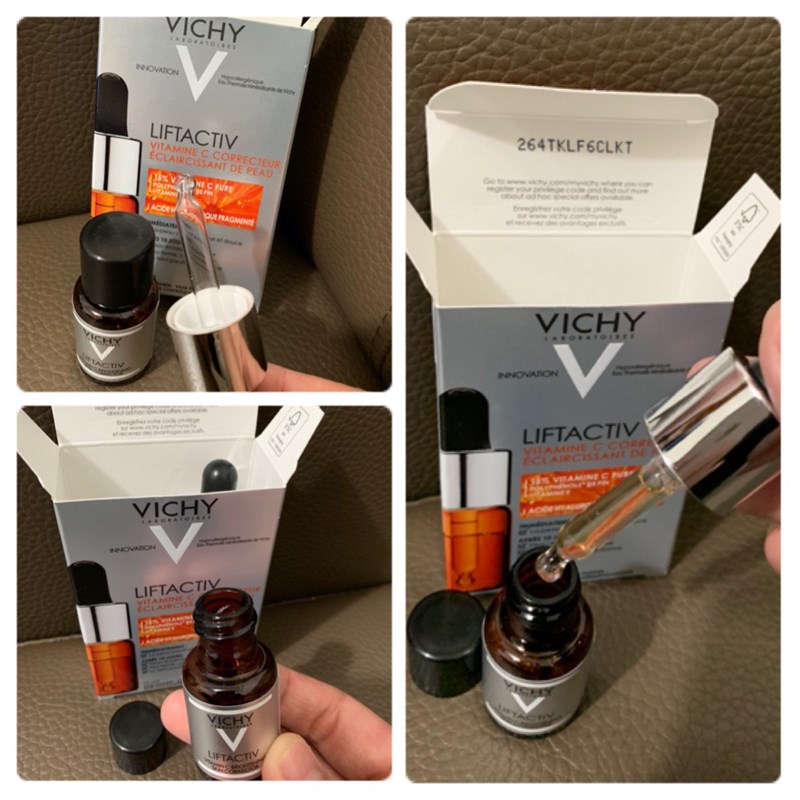 VICHY薇姿15%維他命C超導安瓶,安瓶推薦,維他命C,加強提亮