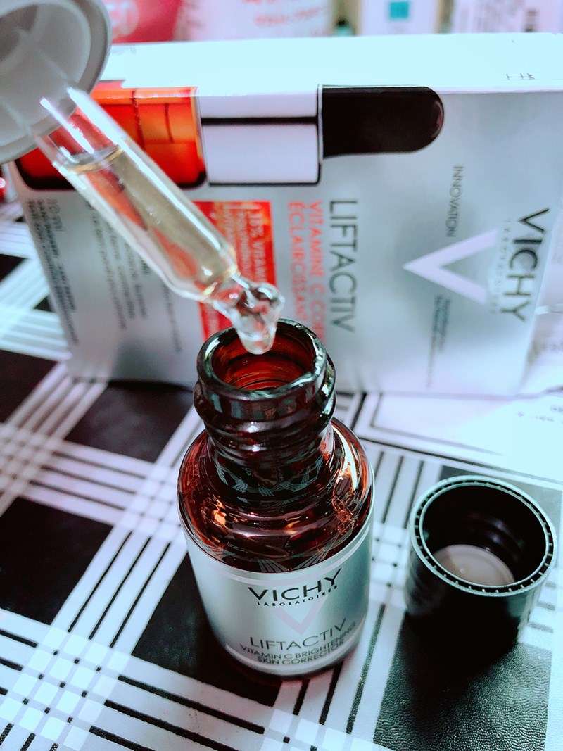 VICHY薇姿15%維他命C超導安瓶,安瓶推薦,維他命C,加強提亮